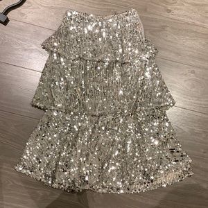 Zara sequins skirt